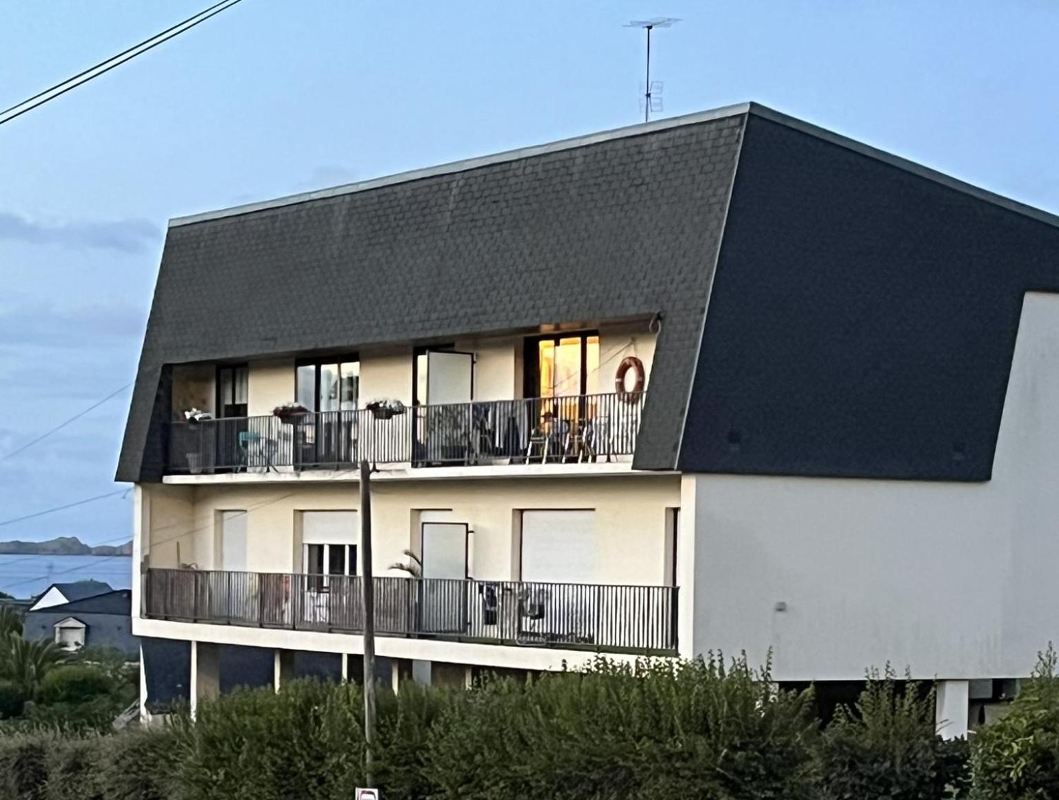 Traezh Ar Vag - Appartement Plage Perros-Guirec Exterior foto